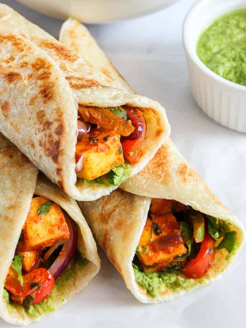 Paneer Tandoori Wrap